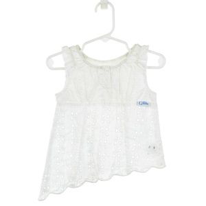 Guess Baby White Cotton Blouse